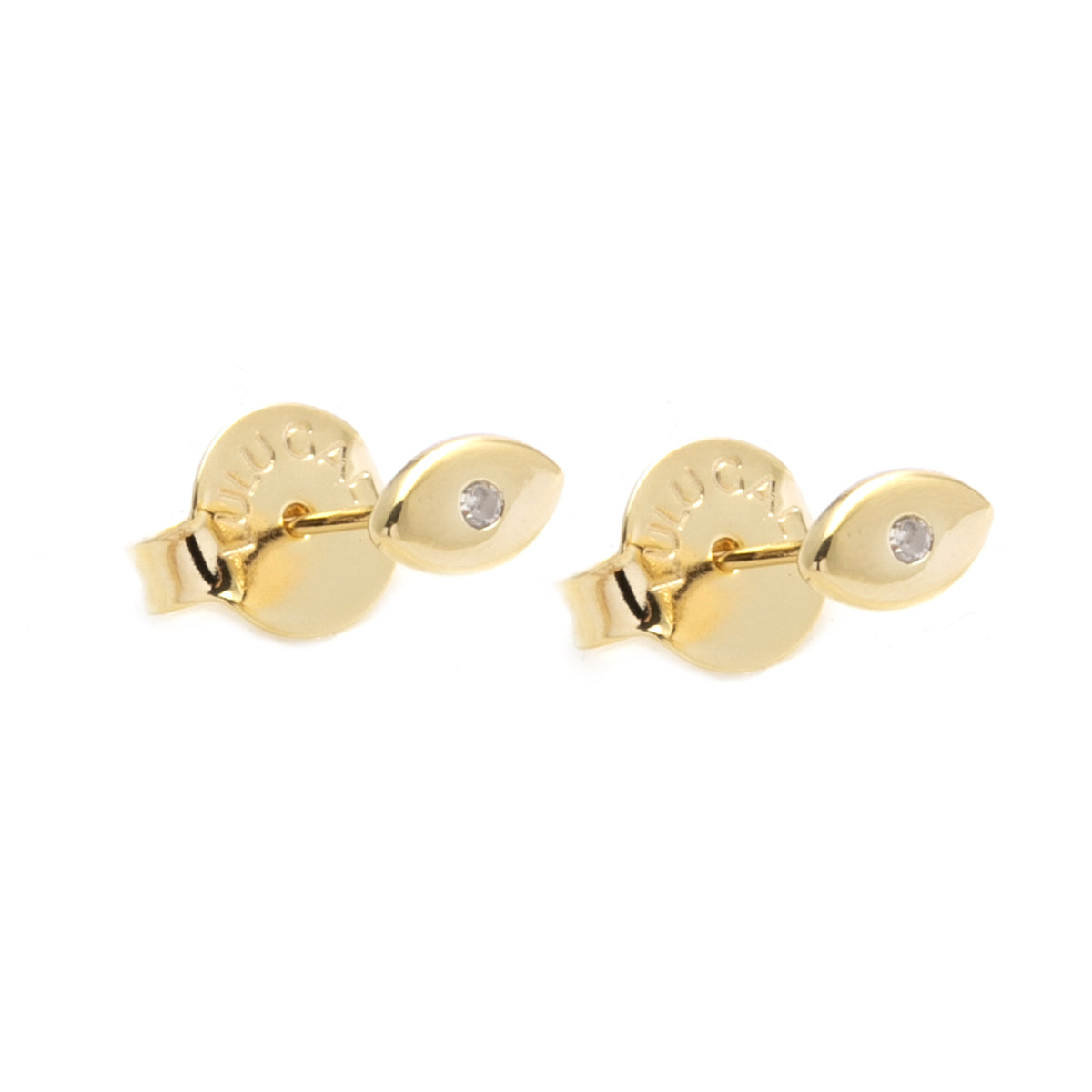 Plain Evil Eye Stud Earring