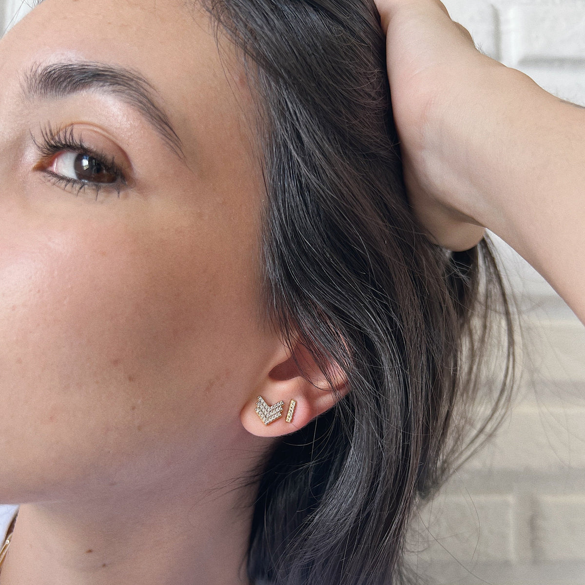 Pavé Baby Stud