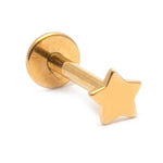 Plain Star Piercing Stud