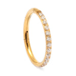 Sparkling Piercing Hoop