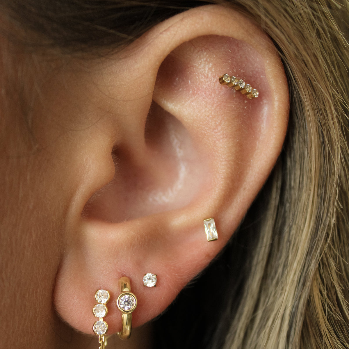 Diamond Piercing Stud