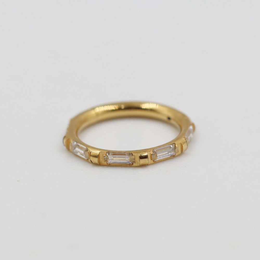 Baguette Piercing Hoop