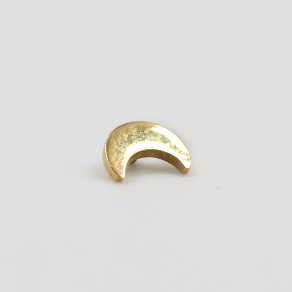 Plain Moon Piercing Stud