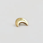 Plain Moon Piercing Stud