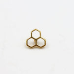 Hive Piercing Stud