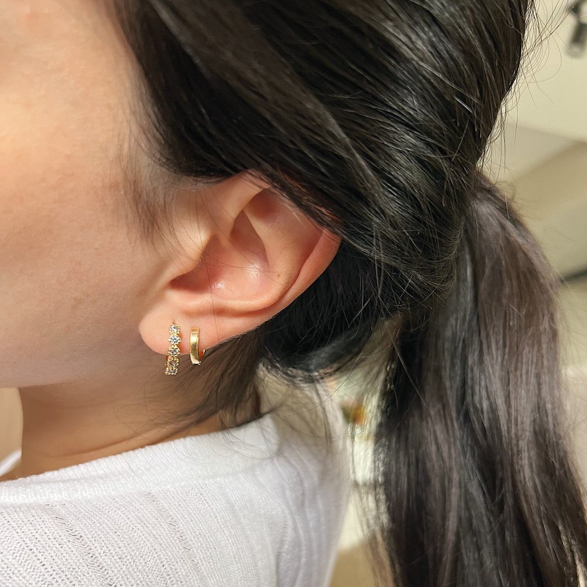 Rosalie Huggie Earring