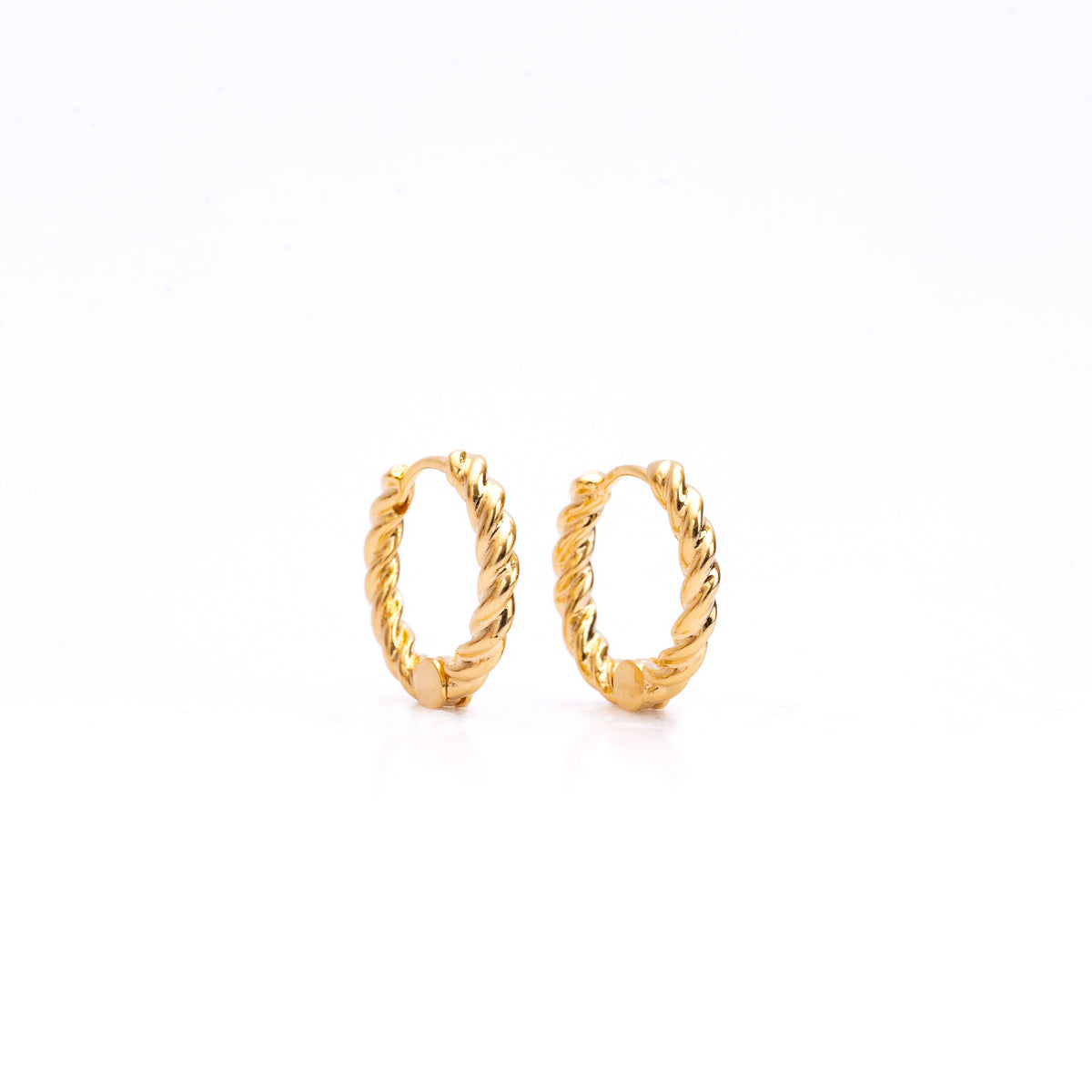 Twisted Huggie Earring