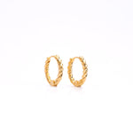 Twisted Huggie Earring