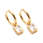 Square Huggie Earring
