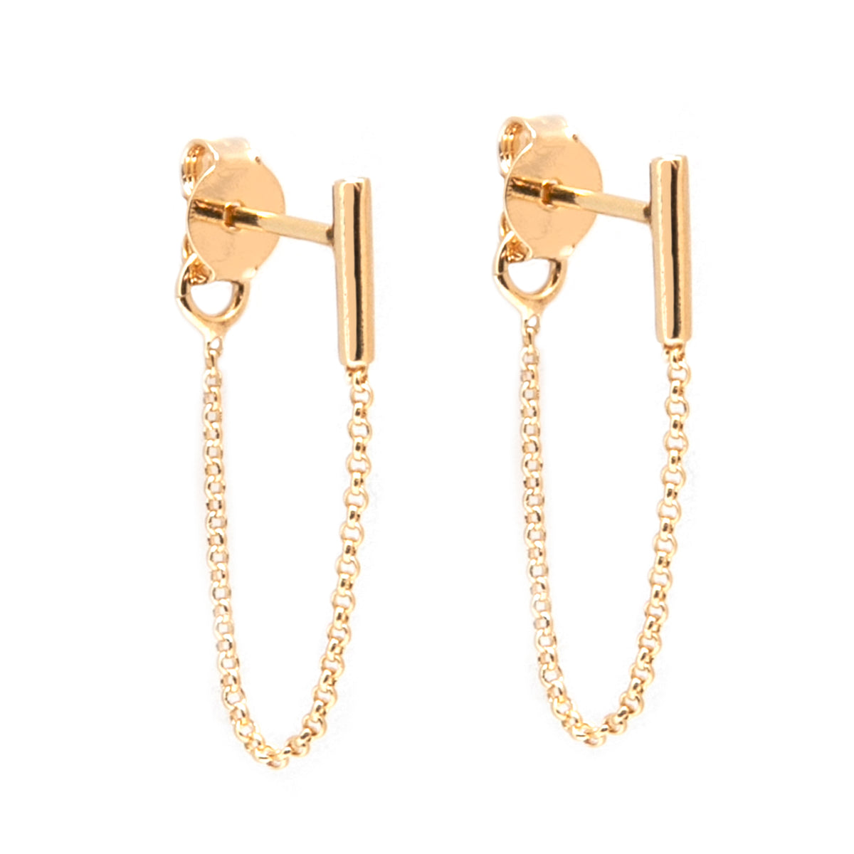 Bar Chain Earring