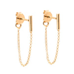 Bar Chain Earring