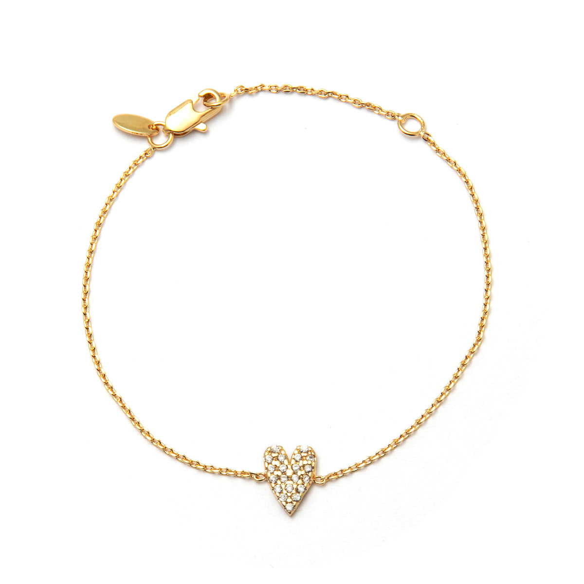 Heart Pavé Bracelet