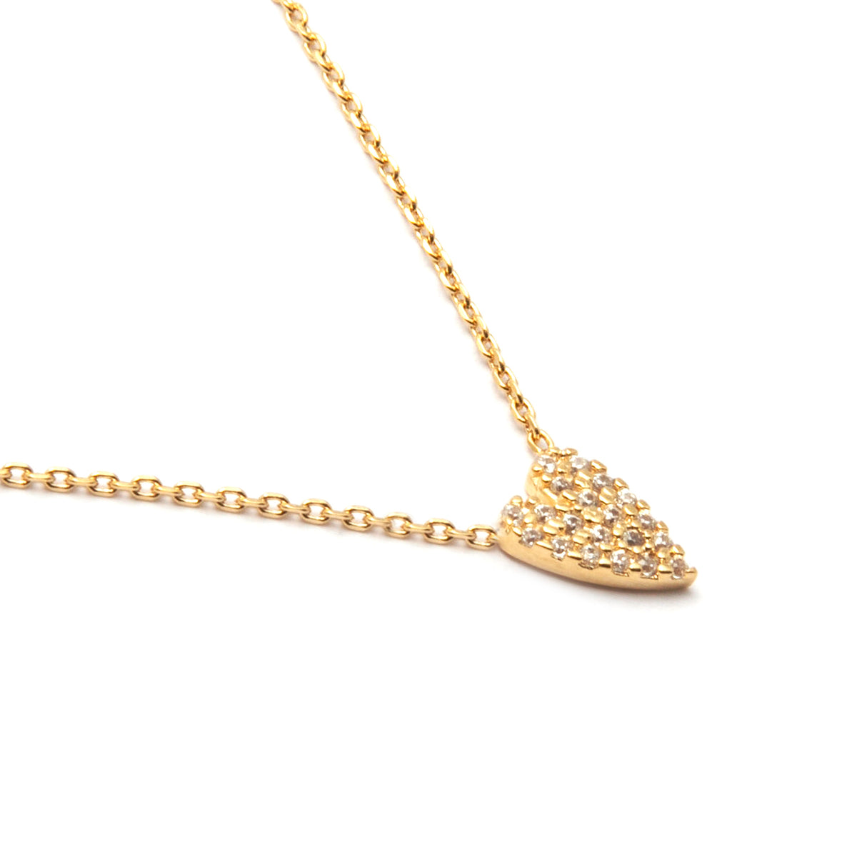 Heart Pavé Necklace
