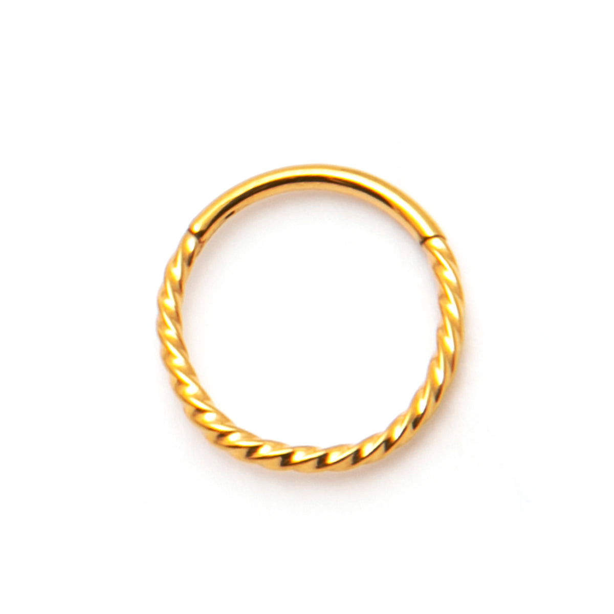 Texture Piercing Hoop