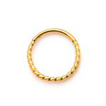 Texture Piercing Hoop