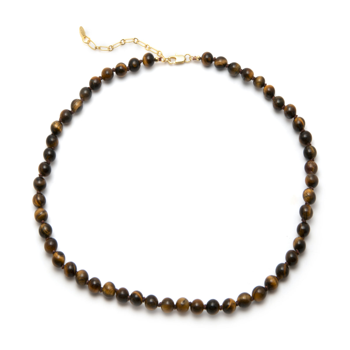 Tigers Eye Beads Necklace