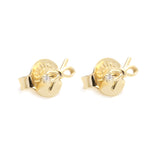 Plain Bow Stud Earring