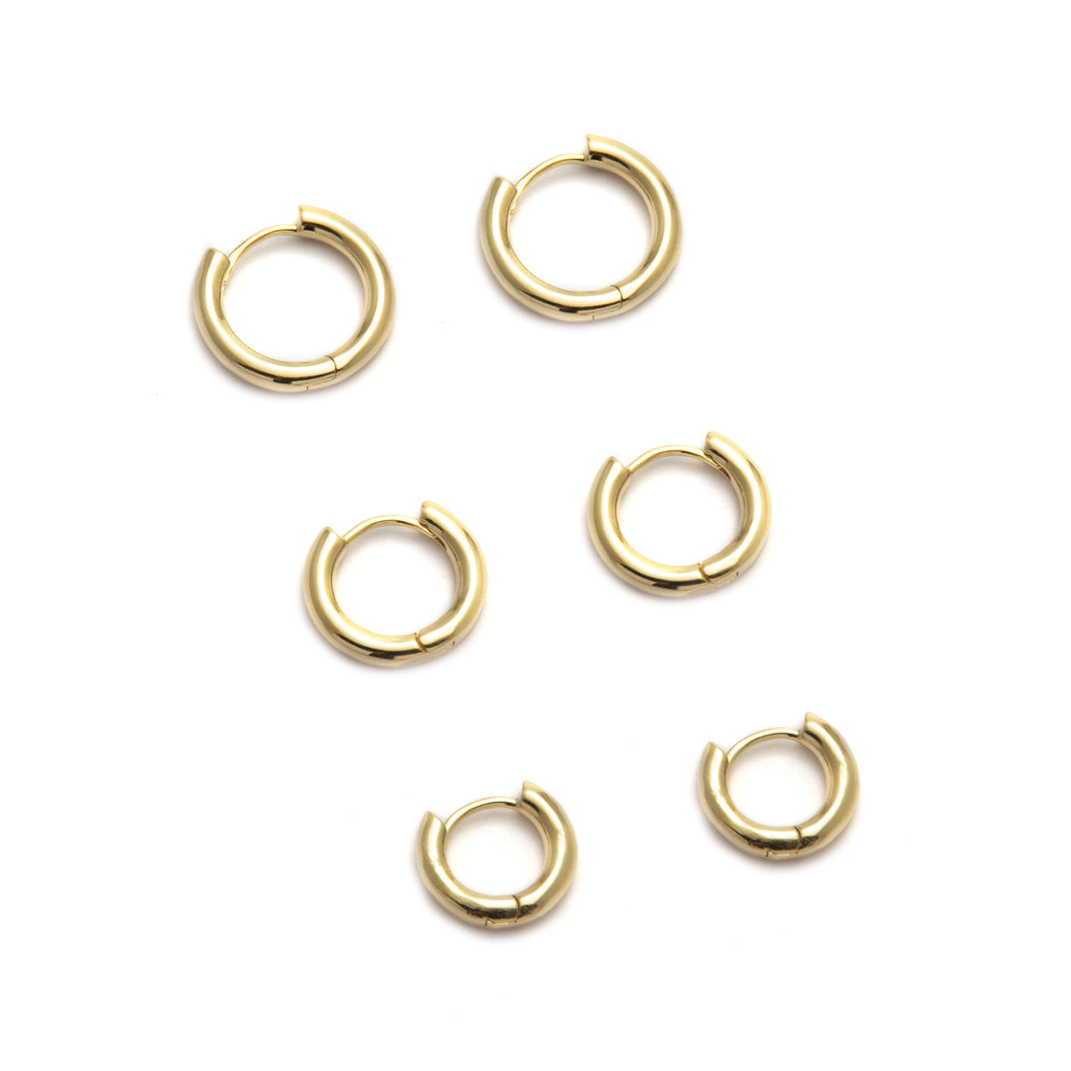 Baby Plain Huggie Earring
