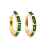 Iris Baguette Hoops