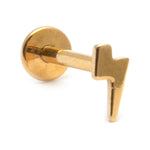 Plain Thunder Piercing Stud
