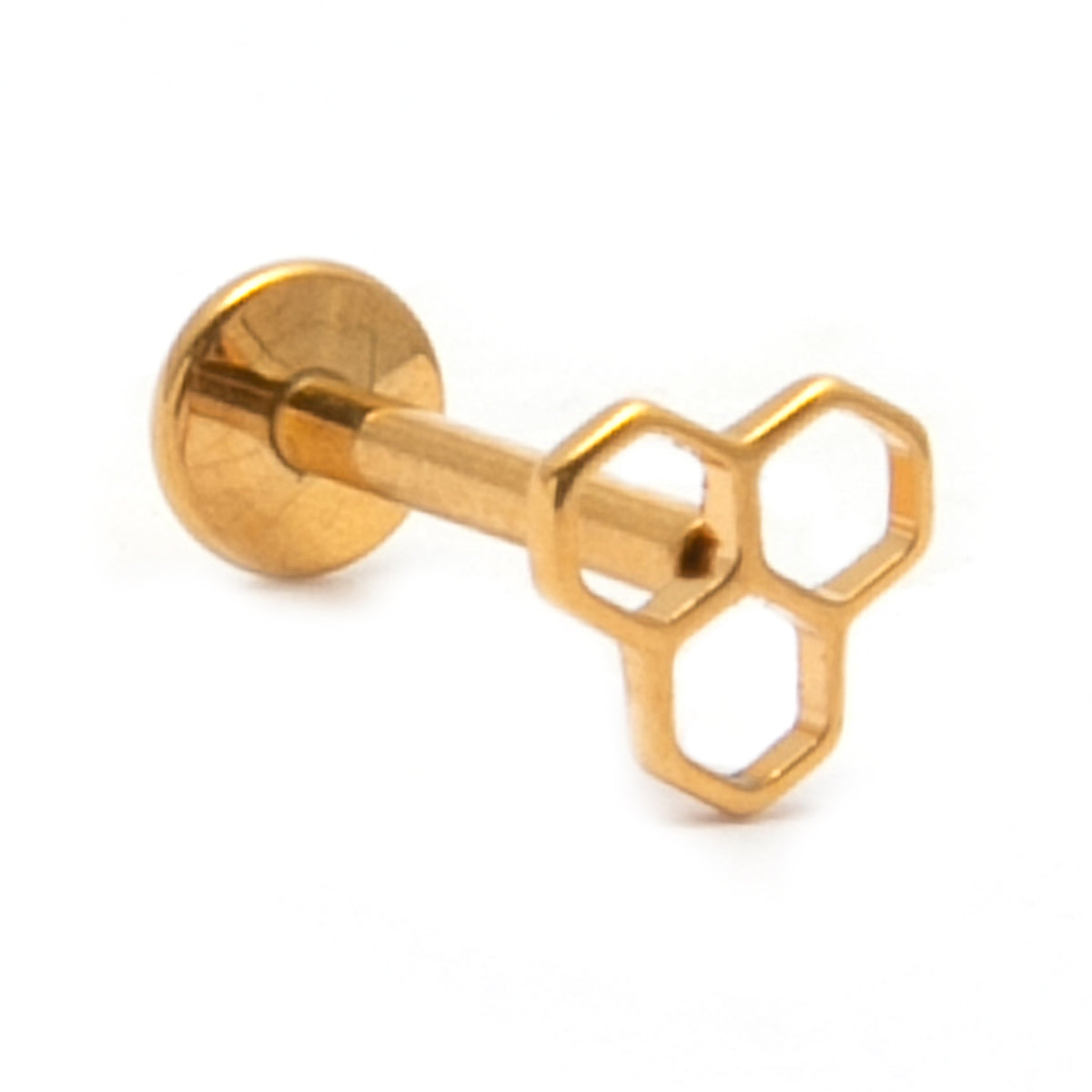 Hive Piercing Stud