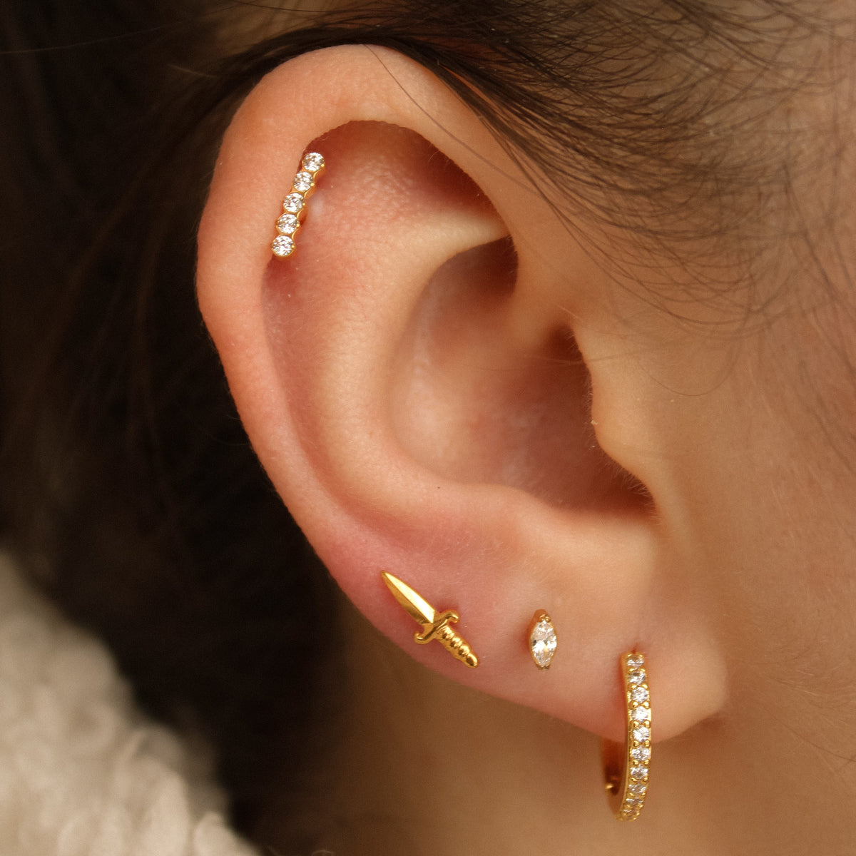 Sword Piercing Stud