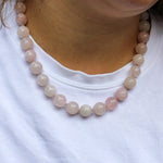 Sara Necklace Rose Quartz