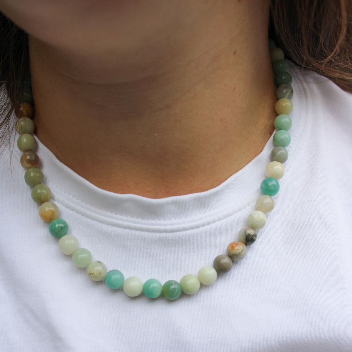 Mini Sara Necklace Amazonite