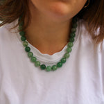 Sara Necklace Green Aventurine