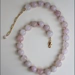 Sara Necklace Rose Quartz
