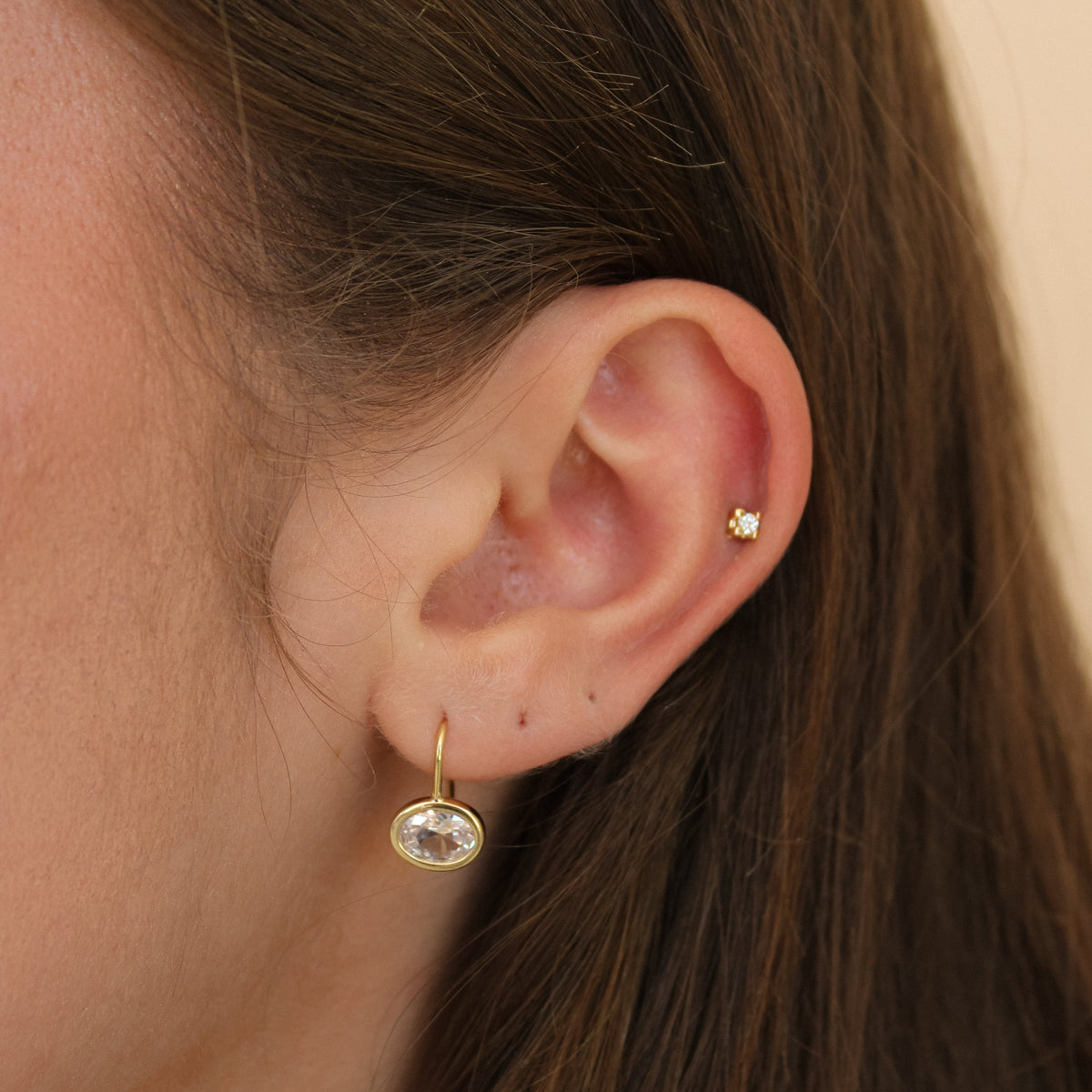 Mia Oval Earring