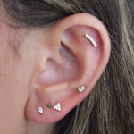 Baguette Piercing Stud