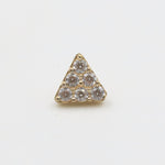 Triangle Piercing Stud