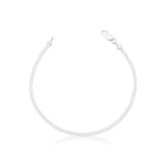 Flat Silver Bracelet